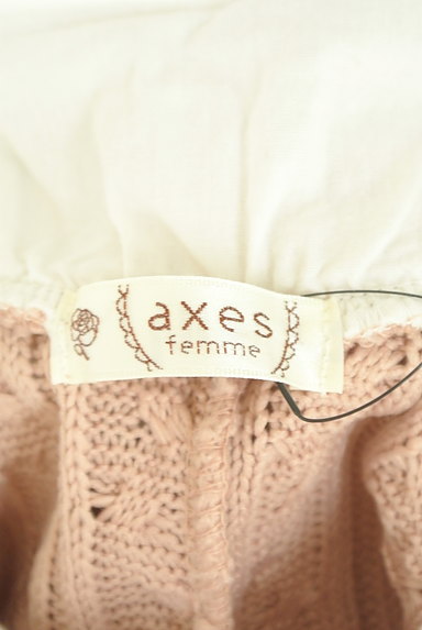 axes femme（アクシーズファム）の古着「レイヤード風ニット切替シャツ（ニット）」大画像６へ
