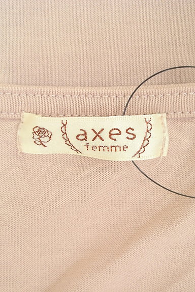 axes femme（アクシーズファム）の古着「薔薇とレースのフリル袖カットソー（カットソー・プルオーバー）」大画像６へ