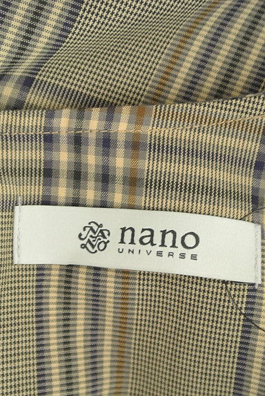 nano・universe（ナノユニバース）の古着「チェック柄キャンディスリーブカットソー（カットソー・プルオーバー）」大画像６へ