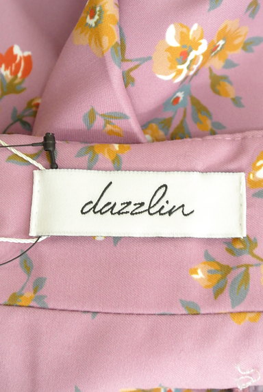 dazzlin（ダズリン）の古着「花柄タックフレアミモレスカート（スカート）」大画像６へ