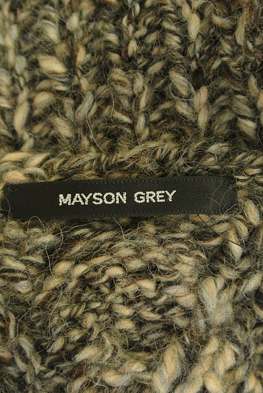 MAYSON GREY（メイソングレイ）の古着「エコレザーベルト付きロングカーデ（カーディガン・ボレロ）」大画像６へ