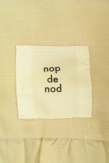 nop de nod（ノップドゥノッド）の古着「ドロップショルダーリネンシャツ（ブラウス）」大画像６へ