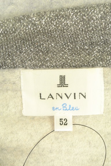 LANVIN en Bleu（ランバンオンブルー）の古着「ラメアクセントジップアップブルゾン（ブルゾン・スタジャン）」大画像６へ