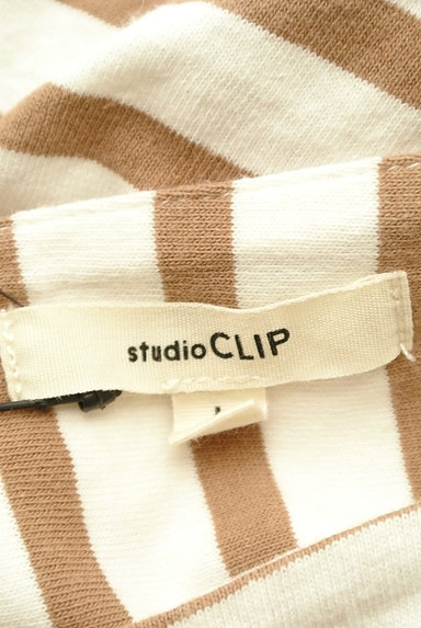 studio CLIP（スタディオクリップ）の古着「ゆったりカラーボーダーカットソー（カットソー・プルオーバー）」大画像６へ