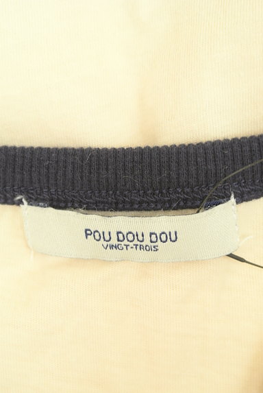 POU DOU DOU（プードゥドゥ）の古着「プリントバイカラーＴシャツ（Ｔシャツ）」大画像６へ