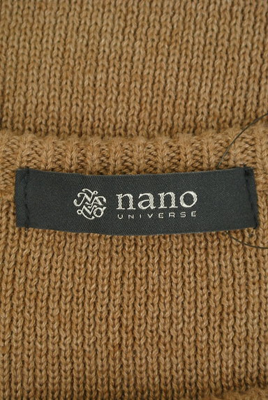 nano・universe（ナノユニバース）の古着「サイドリボンケーブル編みベスト（ベスト・ジレ）」大画像６へ