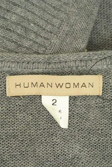 HUMAN WOMAN（ヒューマンウーマン）の古着「レース付きラグランスリーブカーデ（カーディガン・ボレロ）」大画像６へ