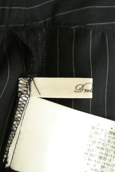 Droite lautreamont（ドロワットロートレアモン）の古着「ストライプ柄裾ゴムクロップドパンツ（パンツ）」大画像６へ