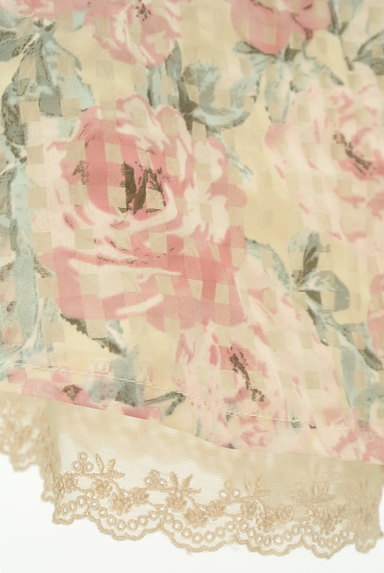 axes femme（アクシーズファム）の古着「フレアな裾レース花柄キュロット（ショートパンツ・ハーフパンツ）」大画像５へ