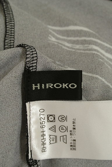 HIROKO KOSHINO（ヒロココシノ）の古着「筆ペイント変形カットソー（カットソー・プルオーバー）」大画像６へ