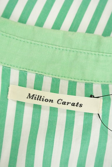 MILLION CARATS（ミリオンカラッツ）の古着「オープンカラー膝下丈シャツワンピース（ワンピース・チュニック）」大画像６へ