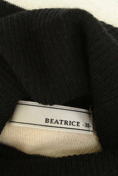 BEATRICE（ベアトリス）の古着「タートルネックボーダーニット（ニット）」大画像６へ