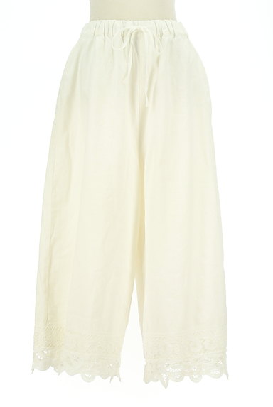 SM2（サマンサモスモス）の古着「裾レースコットンリネンワイドパンツ（パンツ）」大画像１へ