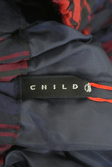 CHILD WOMAN（チャイルドウーマン）の古着「膝下丈チェック柄フレアスカート（スカート）」大画像６へ