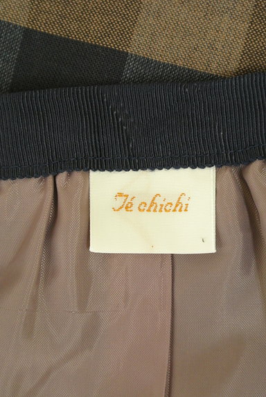 Te chichi（テチチ）の古着「チェック柄起毛スカート（スカート）」大画像６へ