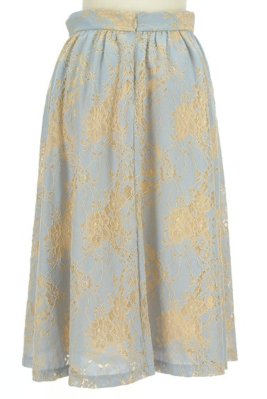 Couture Brooch（クチュールブローチ）の古着「ミモレ丈シアーレースフレアスカート（ロングスカート・マキシスカート）」大画像２へ