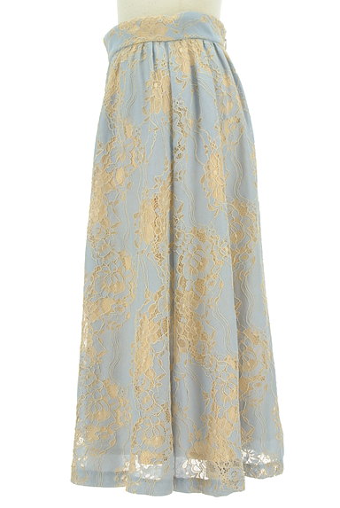 Couture Brooch（クチュールブローチ）の古着「ミモレ丈シアーレースフレアスカート（ロングスカート・マキシスカート）」大画像３へ