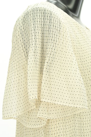 Couture Brooch（クチュールブローチ）の古着「ドット柄シフォンカットソー（カットソー・プルオーバー）」大画像４へ
