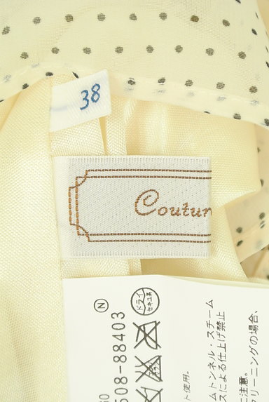 Couture Brooch（クチュールブローチ）の古着「ドット柄シフォンカットソー（カットソー・プルオーバー）」大画像６へ