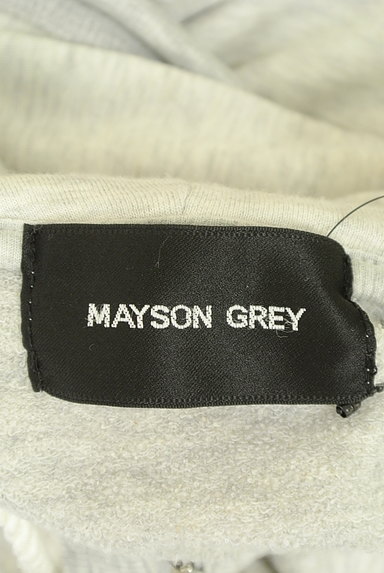 MAYSON GREY（メイソングレイ）の古着「ワントーンスウェットパーカー（スウェット・パーカー）」大画像６へ