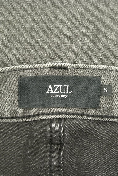 AZUL by moussy（アズールバイマウジー）の古着「ストレッチストレートグレージーンズ（デニムパンツ）」大画像６へ
