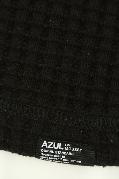 AZUL by moussy（アズールバイマウジー）の古着「リブネック切替ワッフルカットソー（カットソー・プルオーバー）」大画像５へ