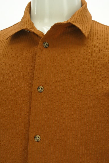 AZUL by moussy（アズールバイマウジー）の古着「細ストライプの大人シャツ（カジュアルシャツ）」大画像４へ