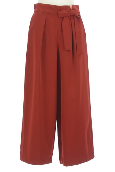 Couture Brooch（クチュールブローチ）の古着「深いカラーのタックワイドパンツ（パンツ）」大画像１へ