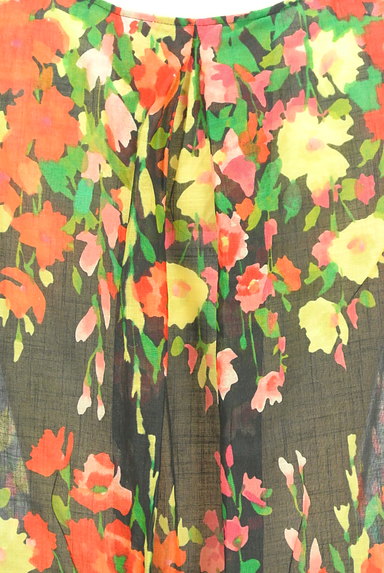 Sybilla（シビラ）の古着「カラフルな花柄シアーチュニック（ワンピース・チュニック）」大画像４へ