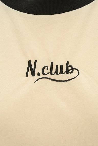 NICOLE（ニコル）の古着「バイカラーリブ袖口Tシャツ（Ｔシャツ）」大画像４へ