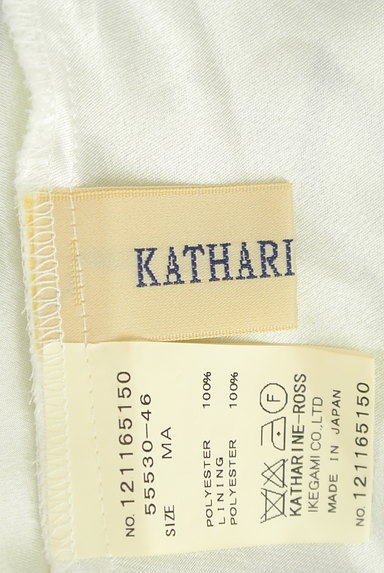 KATHARINE ROSS（キャサリンロス）の古着「リーフ柄イレギュラーヘムスカート（スカート）」大画像６へ