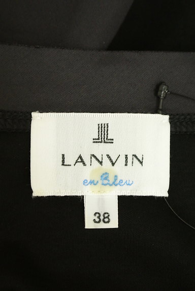 LANVIN en Bleu（ランバンオンブルー）の古着「微光沢フリル袖カットソー（カットソー・プルオーバー）」大画像６へ