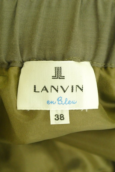 LANVIN en Bleu（ランバンオンブルー）の古着「変形ギャザー切替ロングスカート（ロングスカート・マキシスカート）」大画像６へ