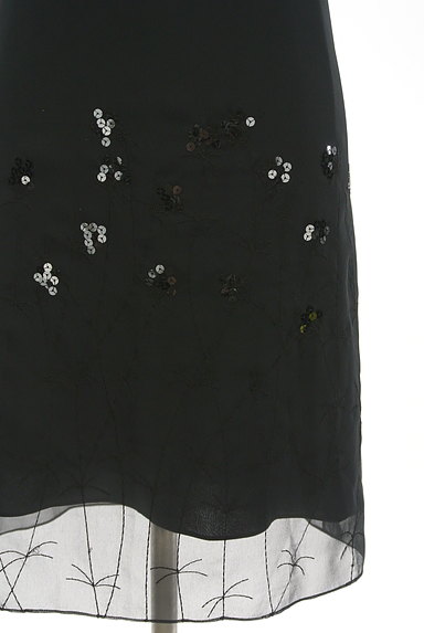 JILLSTUART（ジルスチュアート）の古着「スパンコール刺繍シアーワンピ（キャミワンピース）」大画像５へ