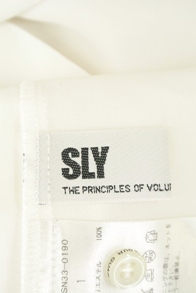 SLY（スライ）の古着「シアーロングラウンドシャツ（カジュアルシャツ）」大画像６へ