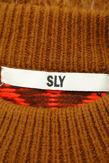 SLY（スライ）の古着「シャギー袖ネイティブ柄ニット（ニット）」大画像６へ