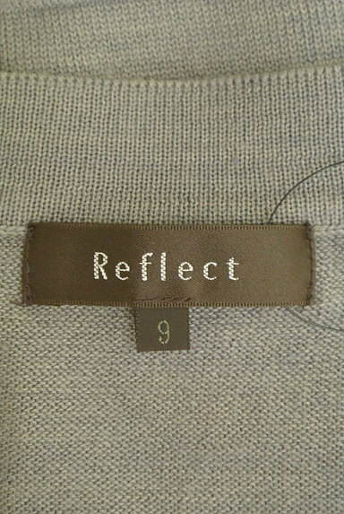 Reflect（リフレクト）の古着「フロントチェックロングニット（ワンピース・チュニック）」大画像６へ