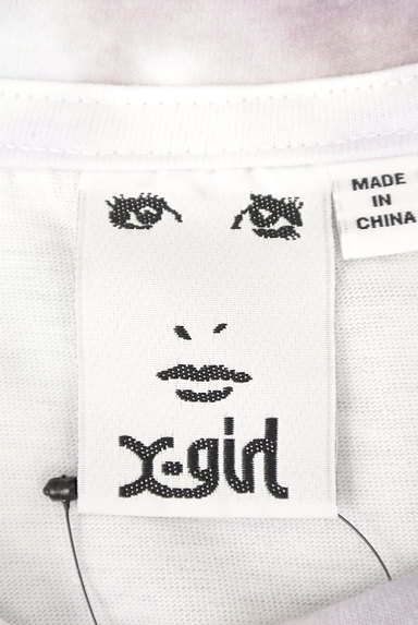 X-girl（エックスガール）の古着「ロゴ刺繍入りタイダイ柄Tシャツ（Ｔシャツ）」大画像６へ