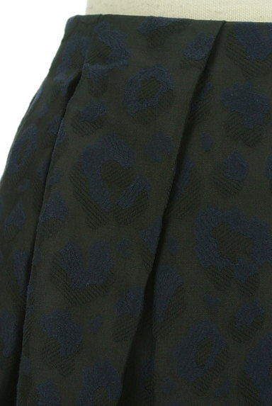 STRAWBERRY-FIELDS（ストロベリーフィールズ）の古着「レオパード柄ジャガード膝下丈スカート（スカート）」大画像４へ