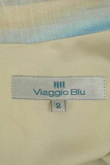 Viaggio Blu（ビアッジョブルー）の古着「マルチストアライプカシュクールワンピ（ワンピース・チュニック）」大画像６へ