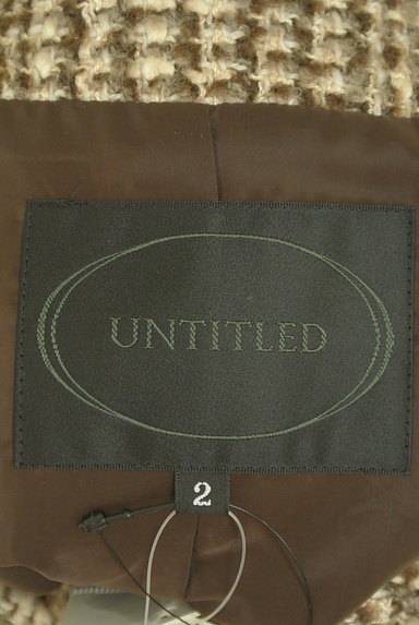 UNTITLED（アンタイトル）の古着「丸襟チェック柄ショートコート（コート）」大画像６へ