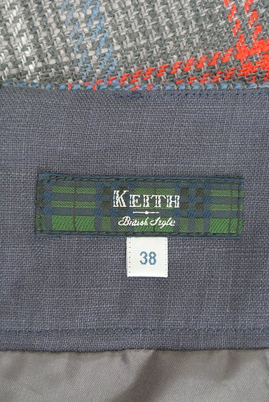KEITH（キース）の古着「カラーチェック柄タイトスカート（スカート）」大画像６へ