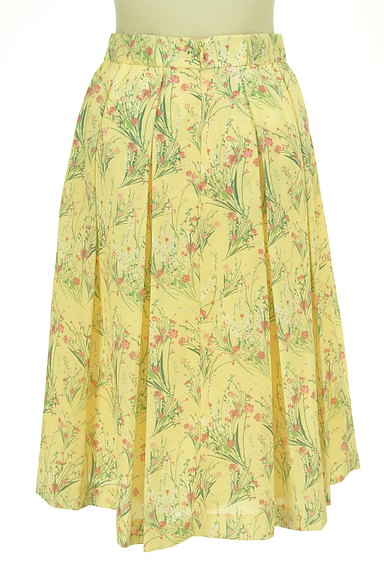 LAISSE PASSE（レッセパッセ）の古着「小花柄タックフレアスカート（スカート）」大画像２へ