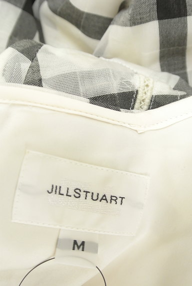 JILL by JILLSTUART（ジルバイジルスチュアート）の古着「チェック柄美ラインロングワンピ（キャミワンピース）」大画像６へ