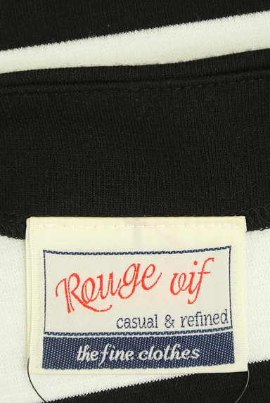 Rouge vif La cle（ルージュヴィフラクレ）の古着「太ボーダーのカジュアルカットソー（カットソー・プルオーバー）」大画像６へ