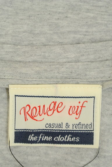 Rouge vif La cle（ルージュヴィフラクレ）の古着「プリントワイドロングＴシャツ（Ｔシャツ）」大画像６へ
