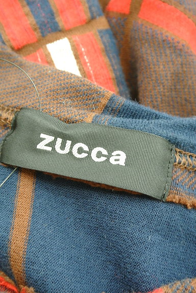 ZUCCa（ズッカ）の古着「ドロップショルダーチェック柄プルオーバー（カットソー・プルオーバー）」大画像６へ