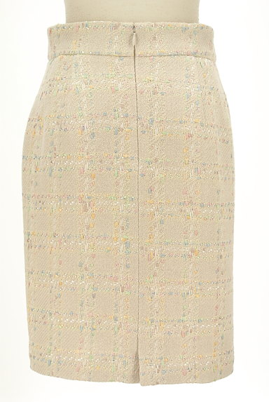 LAISSE PASSE（レッセパッセ）の古着「ツイードチェック柄タイトスカート（スカート）」大画像２へ