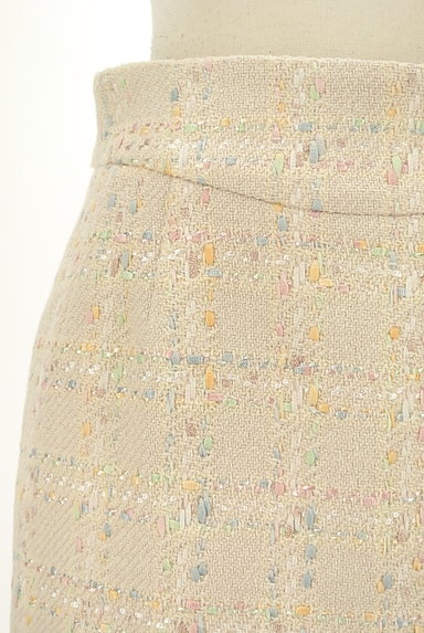 LAISSE PASSE（レッセパッセ）の古着「ツイードチェック柄タイトスカート（スカート）」大画像４へ