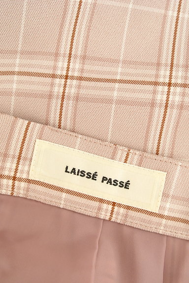 LAISSE PASSE（レッセパッセ）の古着「ウエストリボンペプラムセットアップ（セットアップ（ジャケット＋スカート））」大画像６へ